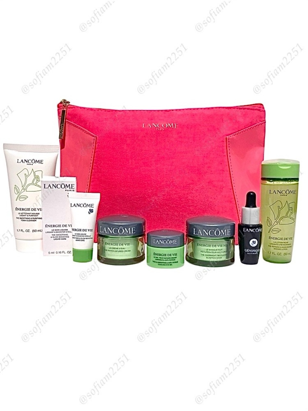 💚NEW!💚Lancôme Energie De Vie 8Pc Set 💯Authentic! BNIB! BRAND NEW!
